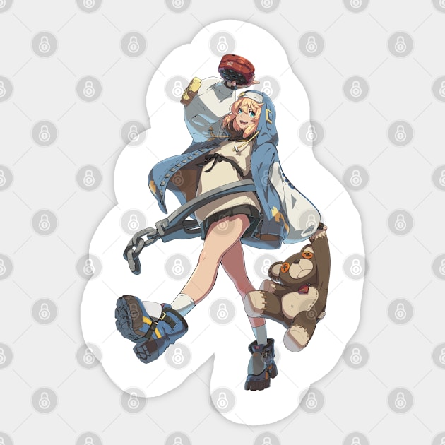 Bridget Guilty Gear Sticker by abdul rahim